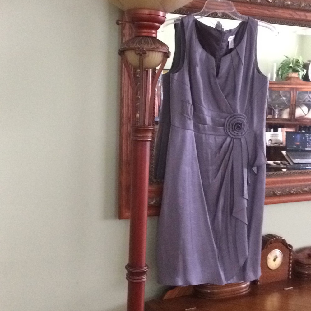 Andre’ Oliver /Grey dress with lining. Very pretty